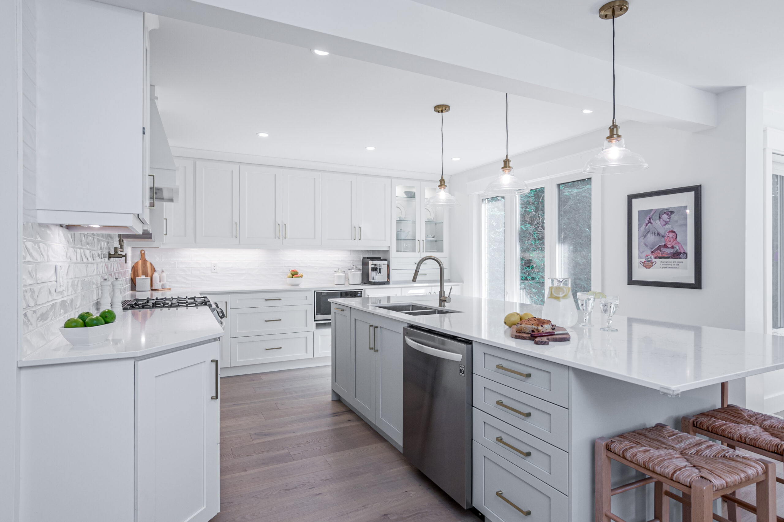 Transitional Family Kitchen